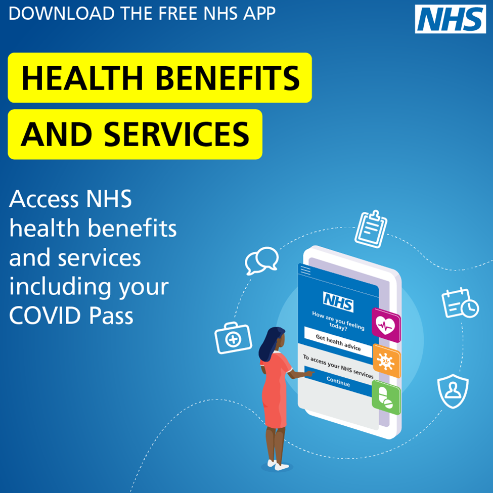 NHS App health benefits and services